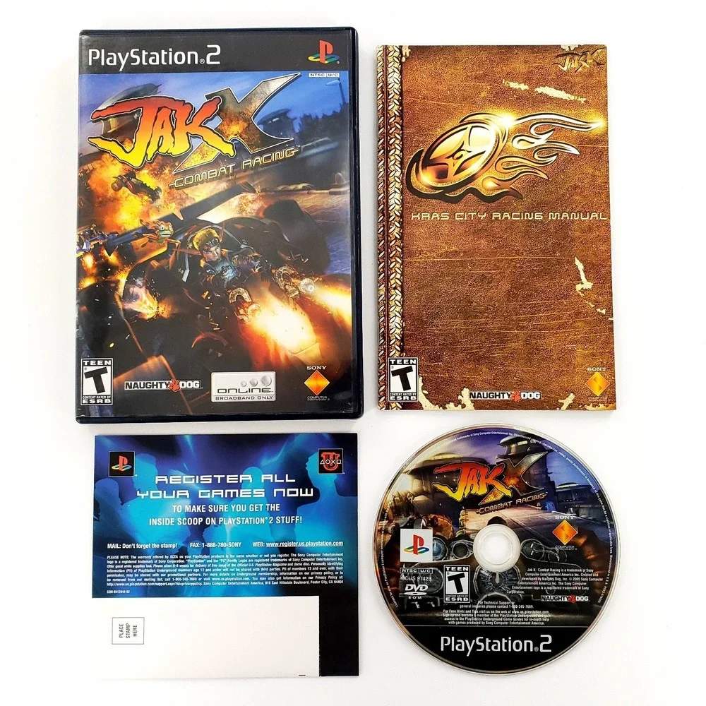 Jak X: Combat Racing Sony PlayStation 2 Complete Tested & Works